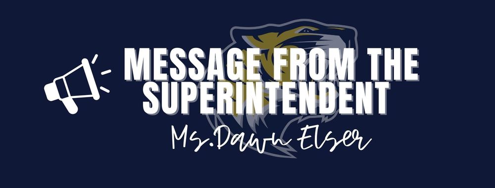 Message from the Superintendent