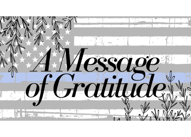 A Message of Gratitude