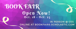 Book Fair Open Now - October 25