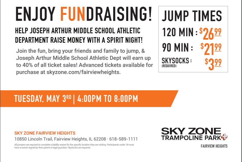 Sky Zone Fundraiser